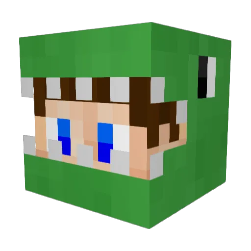 shiyan1212 Minecraft avatar head, 3D render