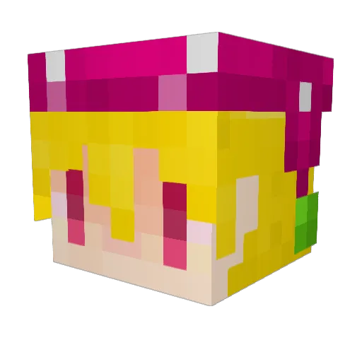 shizu42 Minecraft avatar head, 3D render