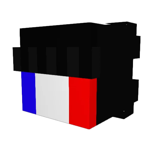 shizupa Minecraft avatar head, 3D render