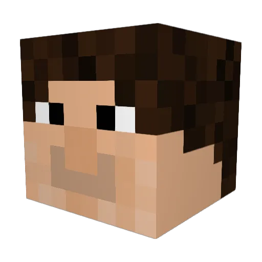 shk235 Minecraft avatar head, 3D render