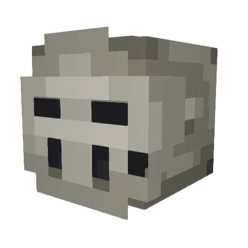 shkeyro Minecraft avatar head, 3D render