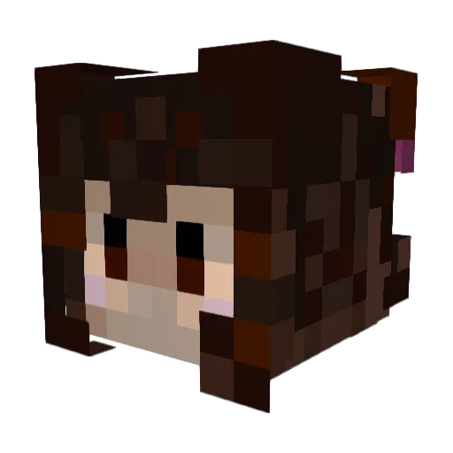 shlIysr Minecraft avatar head, 3D render