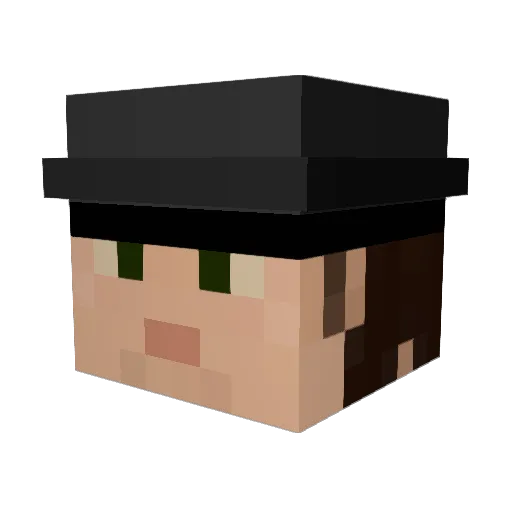 shlapa15 Minecraft avatar head, 3D render