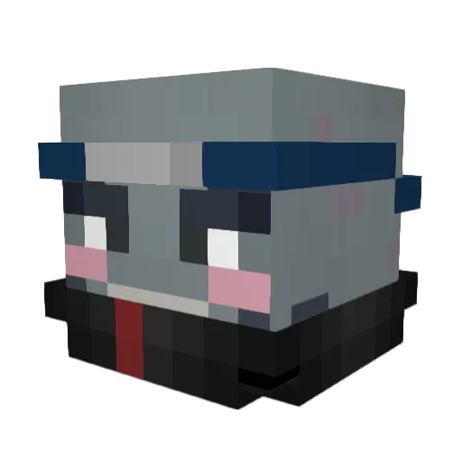 shlenry_ Minecraft avatar head, 3D render