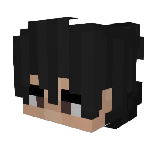 shlh0n Minecraft avatar head, 3D render