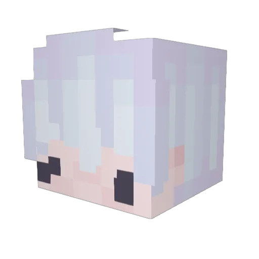 shloi Minecraft avatar head, 3D render