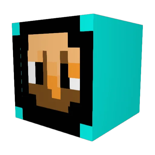 shlugglife Minecraft avatar head, 3D render