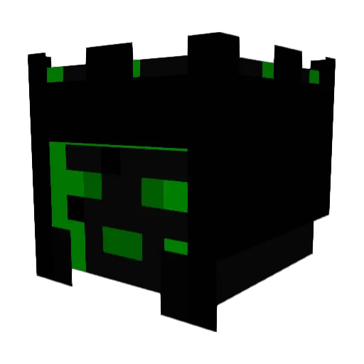shlumpologist Minecraft avatar head, 3D render