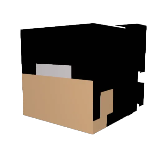 shlumpt7 Minecraft avatar head, 3D render