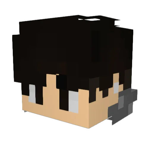 shmanni Minecraft avatar head, 3D render