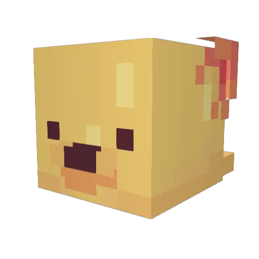 shmebul0ck Minecraft avatar head, 3D render