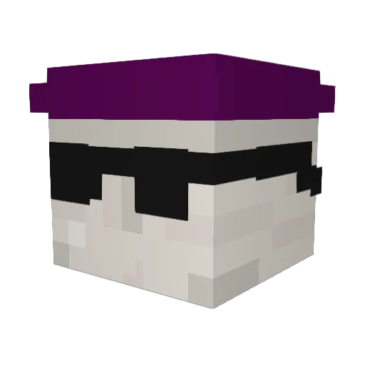 shmeeg_ Minecraft avatar head, 3D render