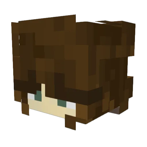 shmemma_ Minecraft avatar head, 3D render