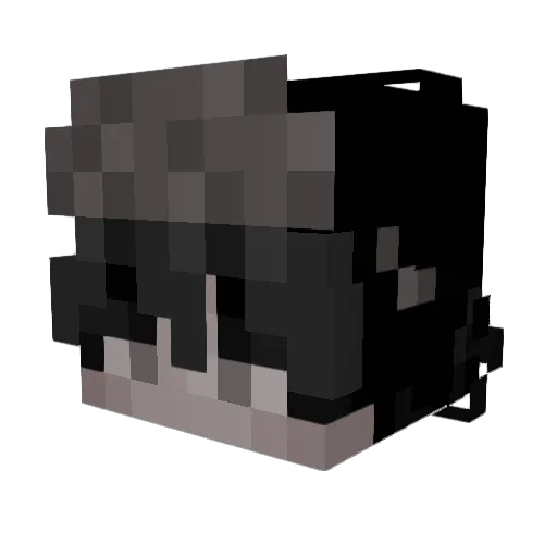 shmicee Minecraft avatar head, 3D render