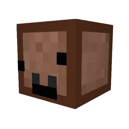 shmoolik_24 Minecraft avatar head, 3D render