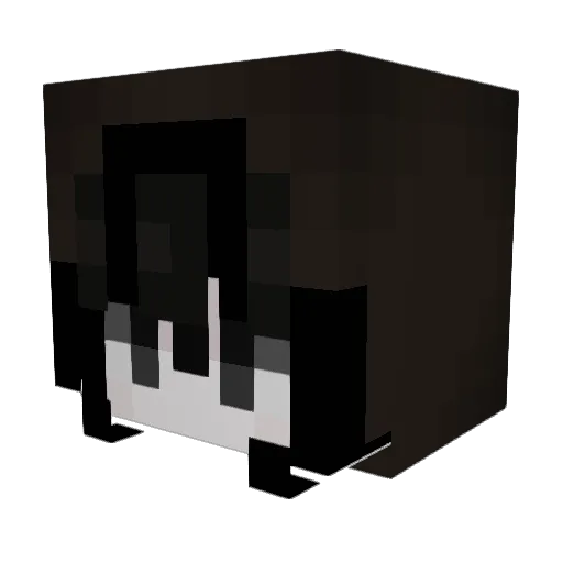 shmoopsxo Minecraft avatar head, 3D render