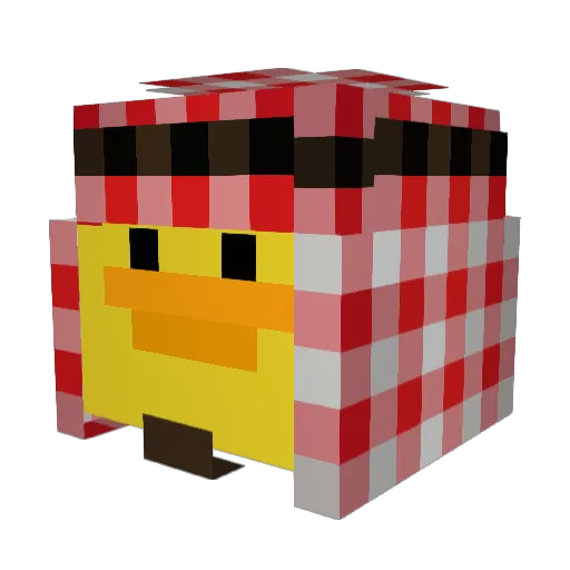 shmop567 Minecraft avatar head, 3D render