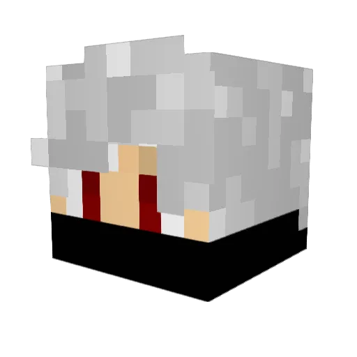 shmoula Minecraft avatar head, 3D render