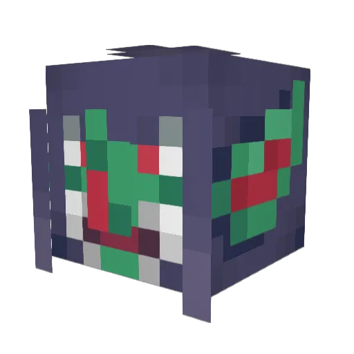 shmuckt Minecraft avatar head, 3D render