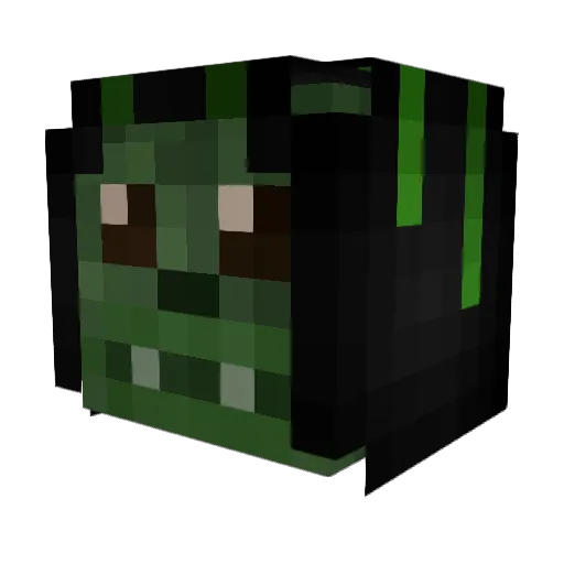 shneebzo Minecraft avatar head, 3D render