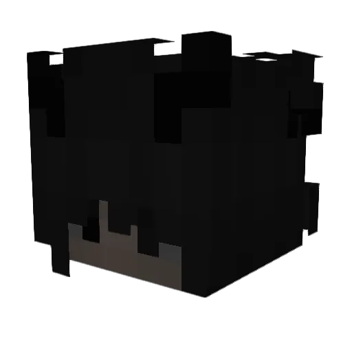 shnse Minecraft avatar head, 3D render