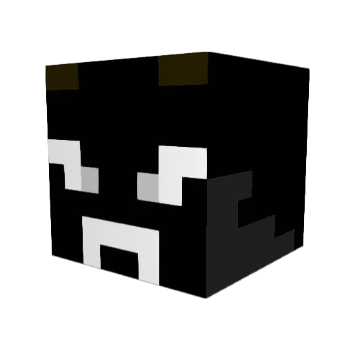shocker_003 Minecraft avatar head, 3D render