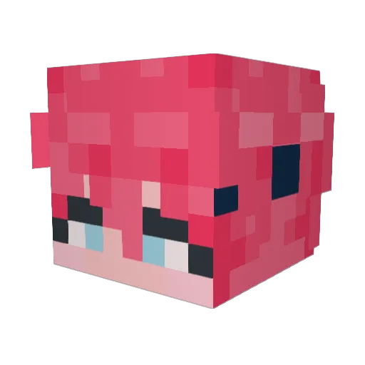 shocksword Minecraft avatar head, 3D render