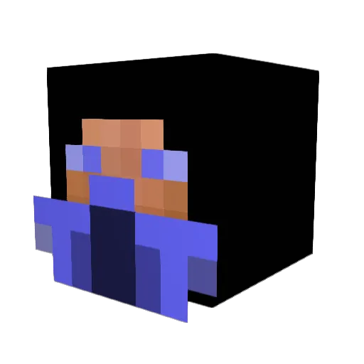shoemayer Minecraft avatar head, 3D render