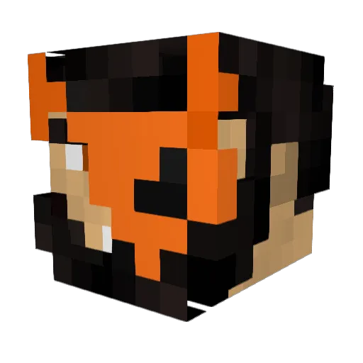 shofar08 Minecraft avatar head, 3D render