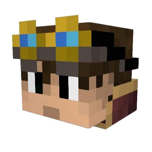 shoganai_ramen Minecraft avatar head, 3D render