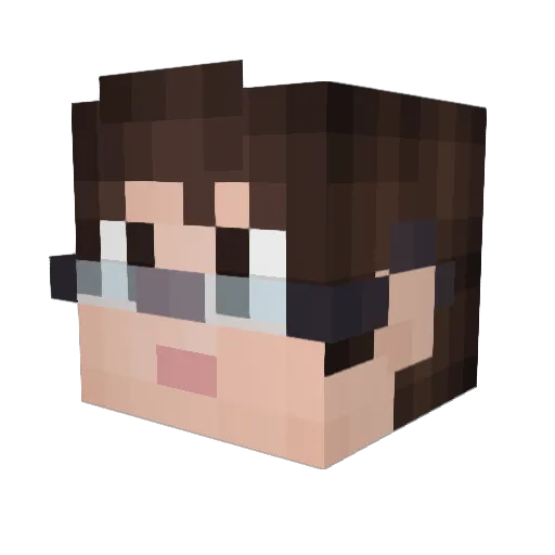 shoghicp Minecraft avatar head, 3D render