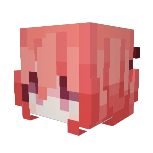 shogoDOG Minecraft avatar head, 3D render