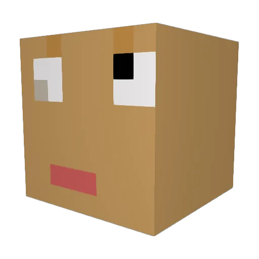 shogundaddy Minecraft avatar head, 3D render