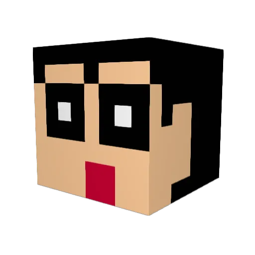 shohuwu Minecraft avatar head, 3D render