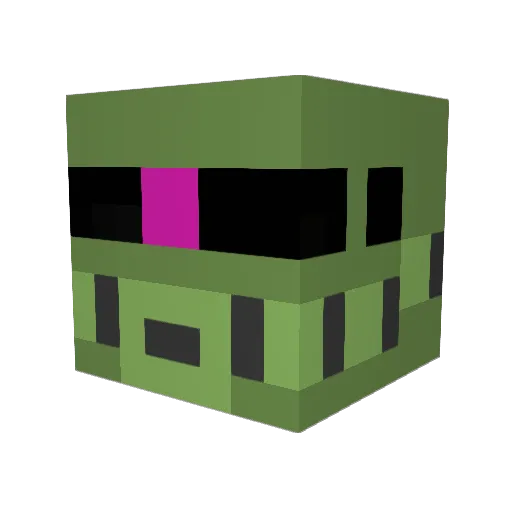 shoito0606 Minecraft avatar head, 3D render