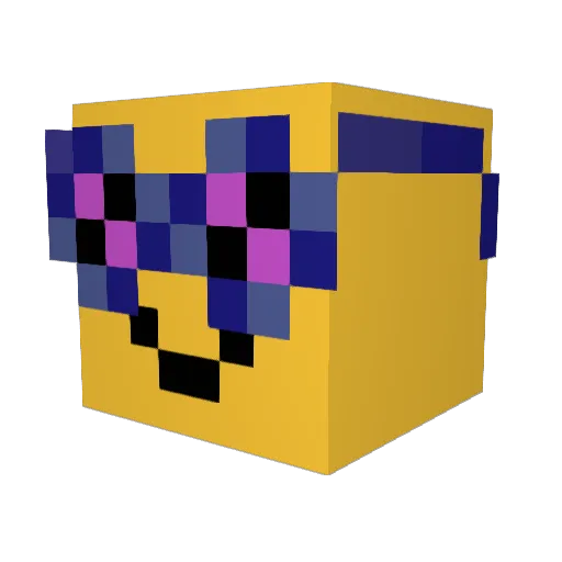 shokodile Minecraft avatar head, 3D render