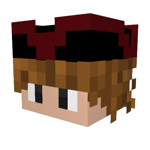 shon9 Minecraft avatar head, 3D render