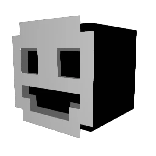 shonebad Minecraft avatar head, 3D render