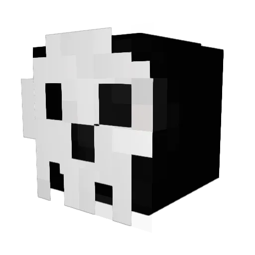 shonx Minecraft avatar head, 3D render
