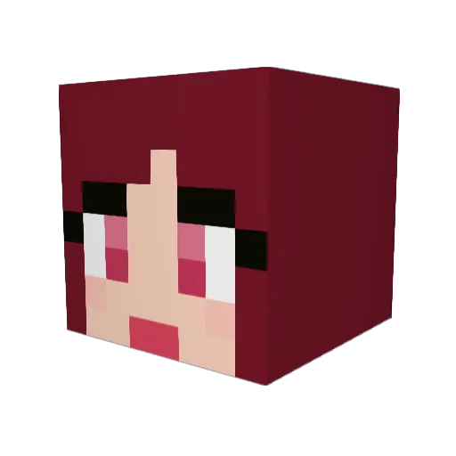 shoot4mars Minecraft avatar head, 3D render