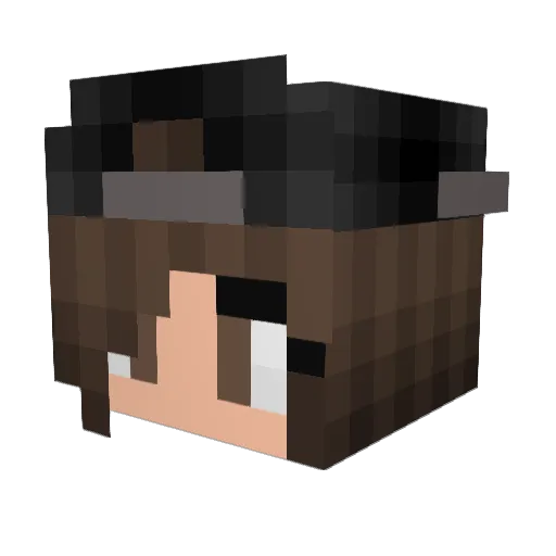 shooti91 Minecraft avatar head, 3D render