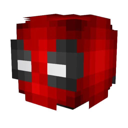 shooye Minecraft avatar head, 3D render