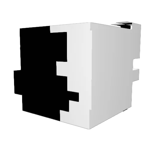 shord_ Minecraft avatar head, 3D render
