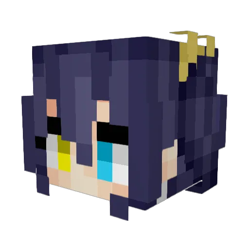 shordan23 Minecraft avatar head, 3D render