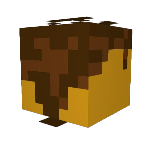 shordfish Minecraft avatar head, 3D render