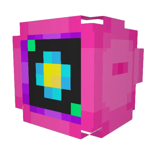 shortcommunist Minecraft avatar head, 3D render