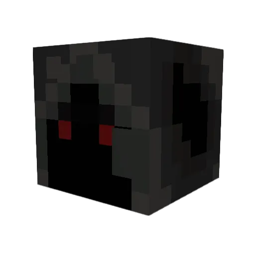shorthouse Minecraft avatar head, 3D render
