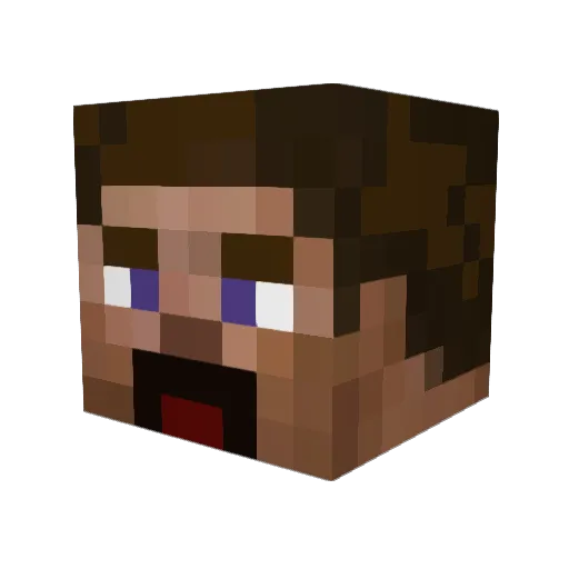 shortround18 Minecraft avatar head, 3D render