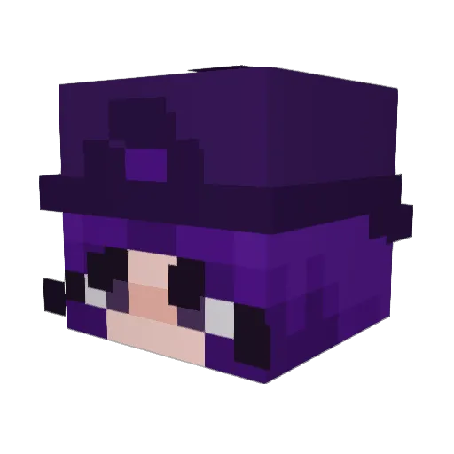 shorty_1st Minecraft avatar head, 3D render