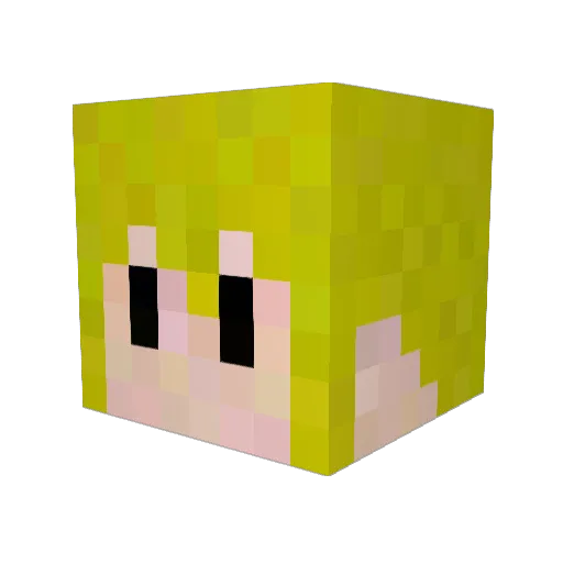 shota09 Minecraft avatar head, 3D render